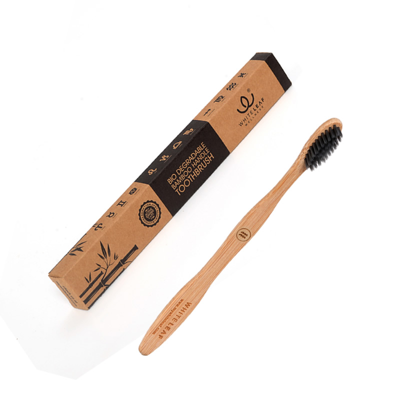 Bamboo Handle Tooth Brush- Star Sign : Aquarius