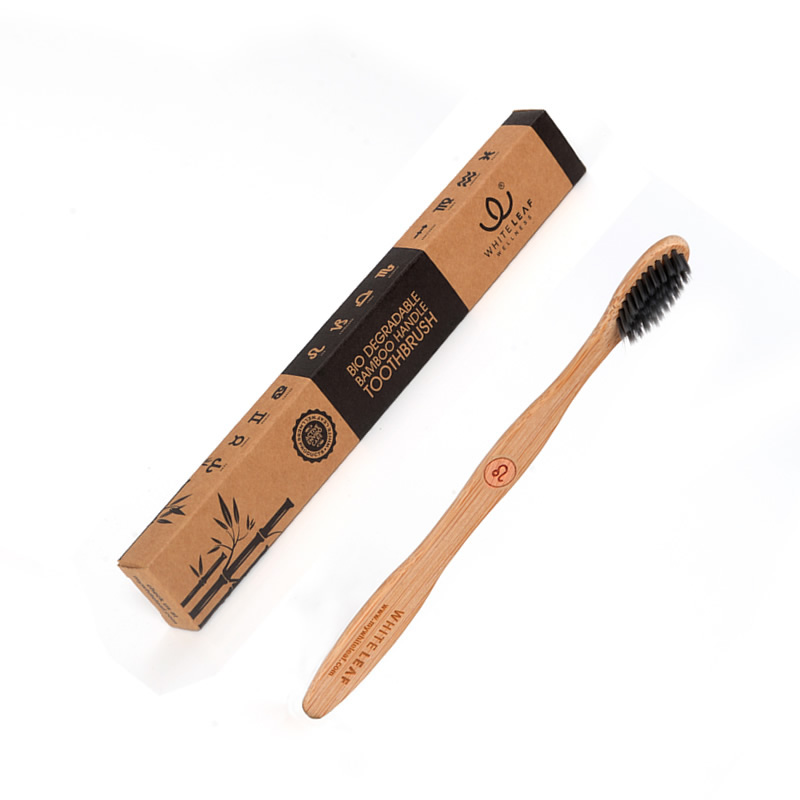 Bamboo Handle Tooth Brush- Star Sign : Leo