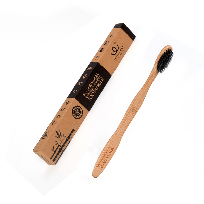 Bamboo Handle Tooth Brush- Star Sign : Cancer