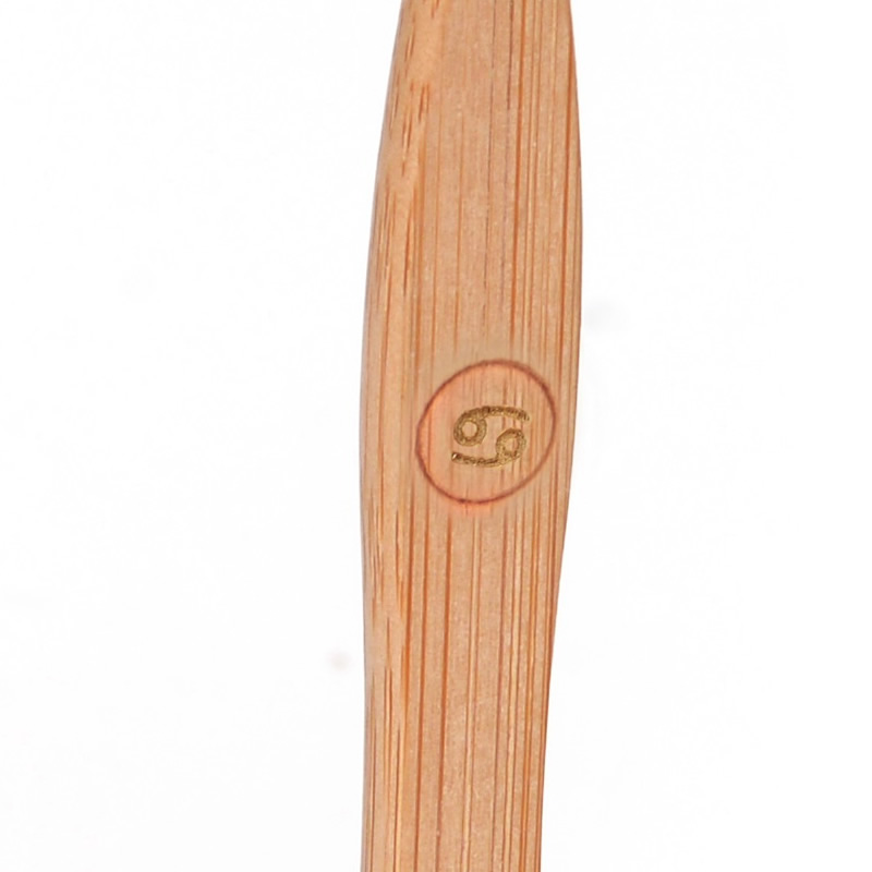 Bamboo Handle Tooth Brush- Star Sign : Cancer