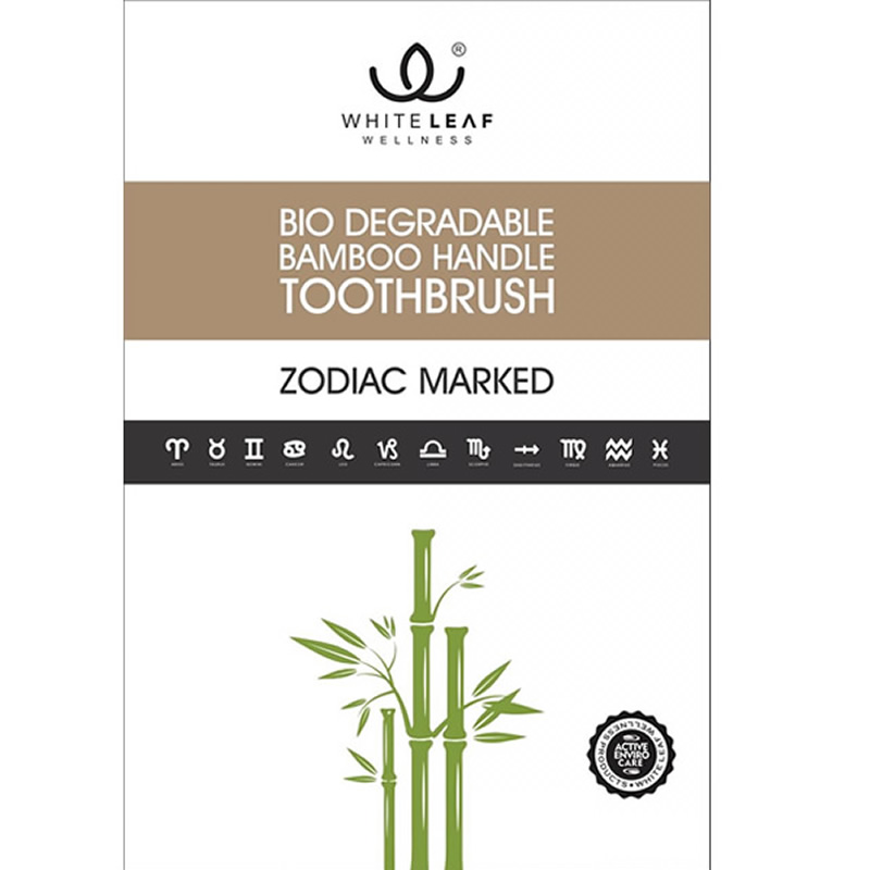 Bamboo Handle Tooth Brush- Star Sign : Gemini